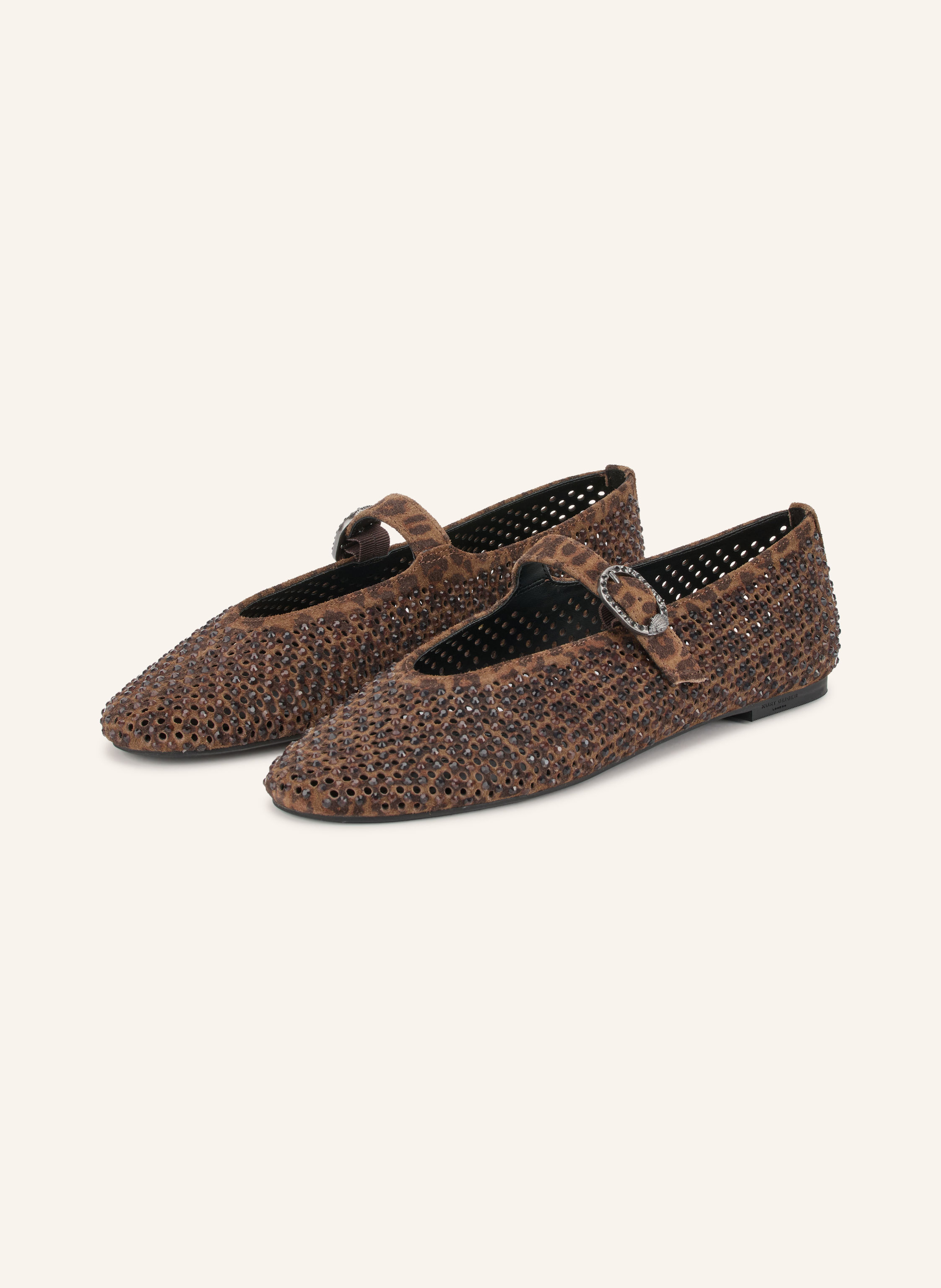 KURT GEIGER Mary-Jane-Ballerinas MAYFAIR mit Schmucksteinen