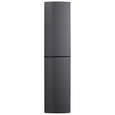Colonne de salle de bains gris anthracite Vague 40 cm
