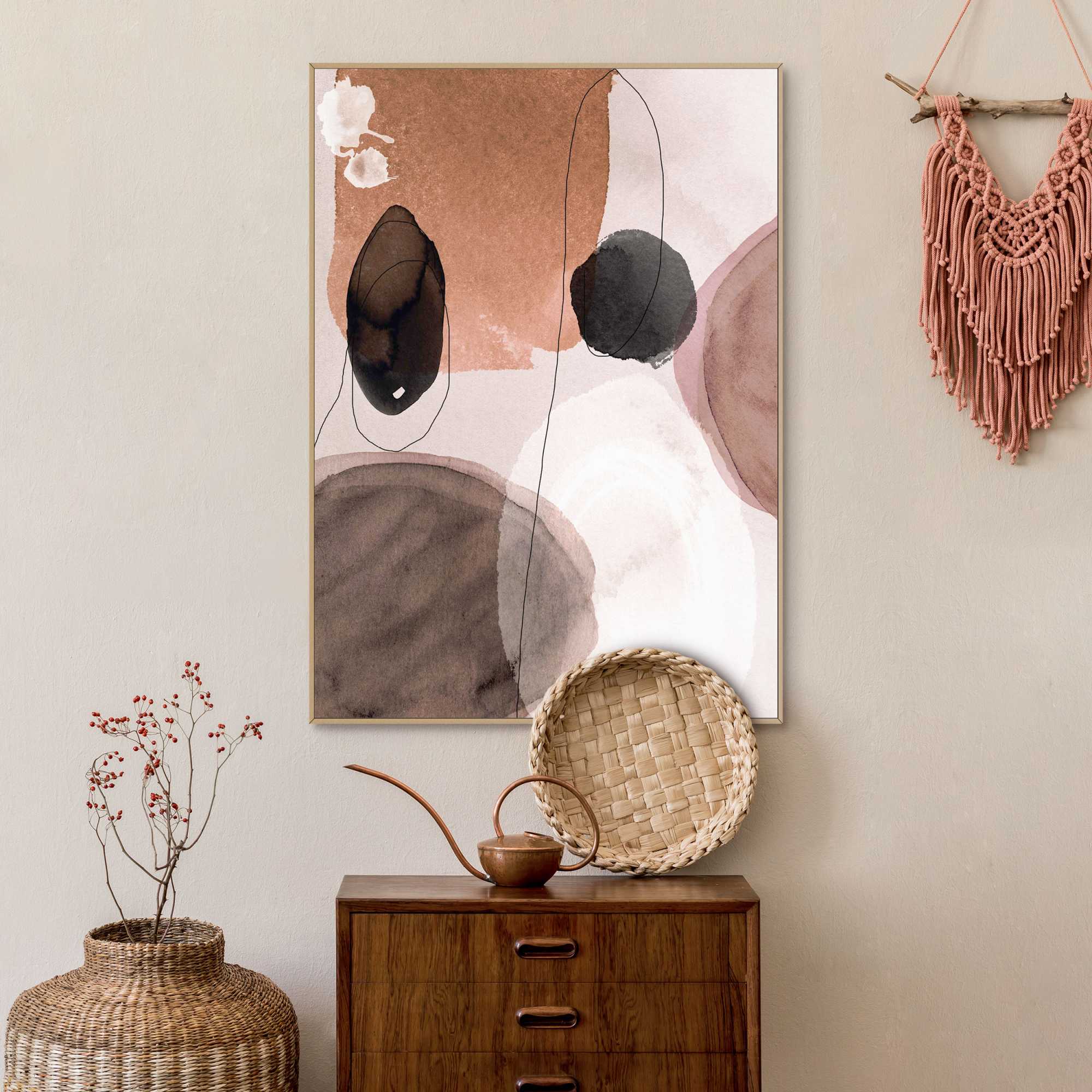 Reinders - Watercolours - Schilderij 70x50cm Hout