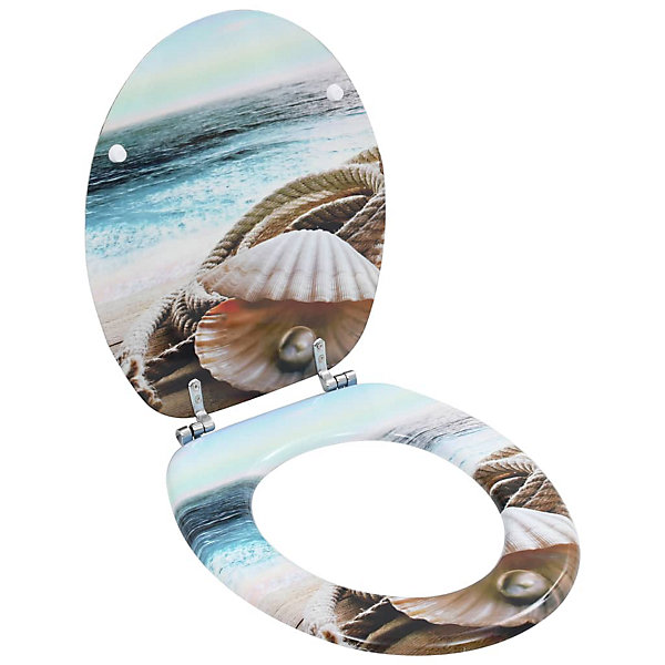 Lot de deux sièges abattants WC mdf Helloshop26