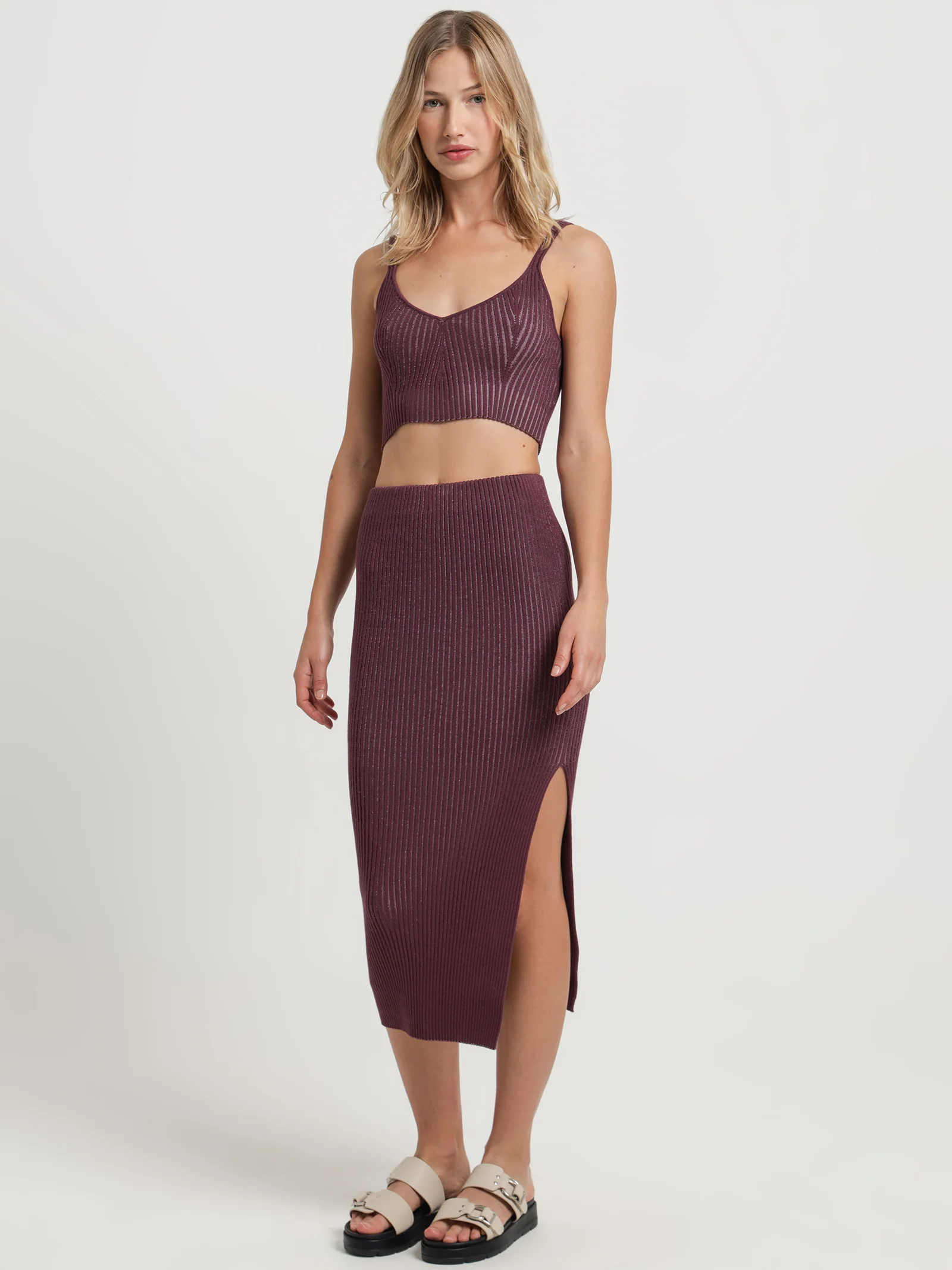 Olivia Knit Midi Skirt