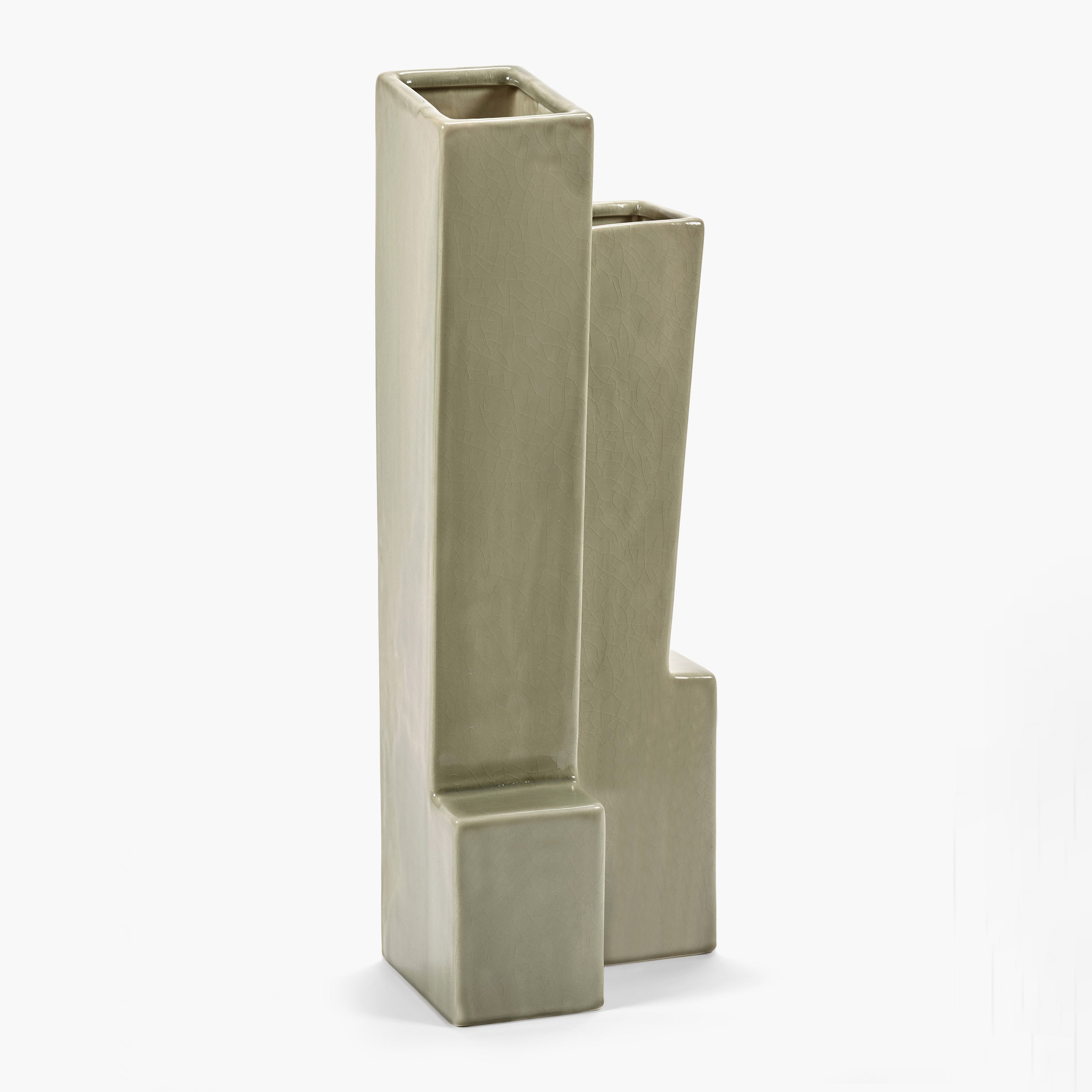 SERAX - Bob Verhelst - Bebop Vaas H 53,5 cm - Lichtgroen