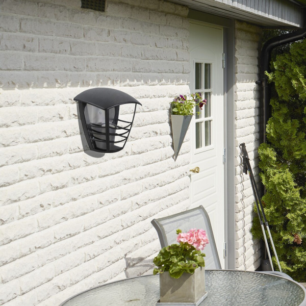 Kinkiet zewnętrznyczarno-przezroczysty Marseille 1xE27x60W IP44 Rabalux