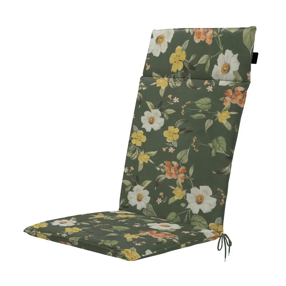 Madison - Tuintstoelkussen Hoge Rug Julliete - Multikleur - Set van 4