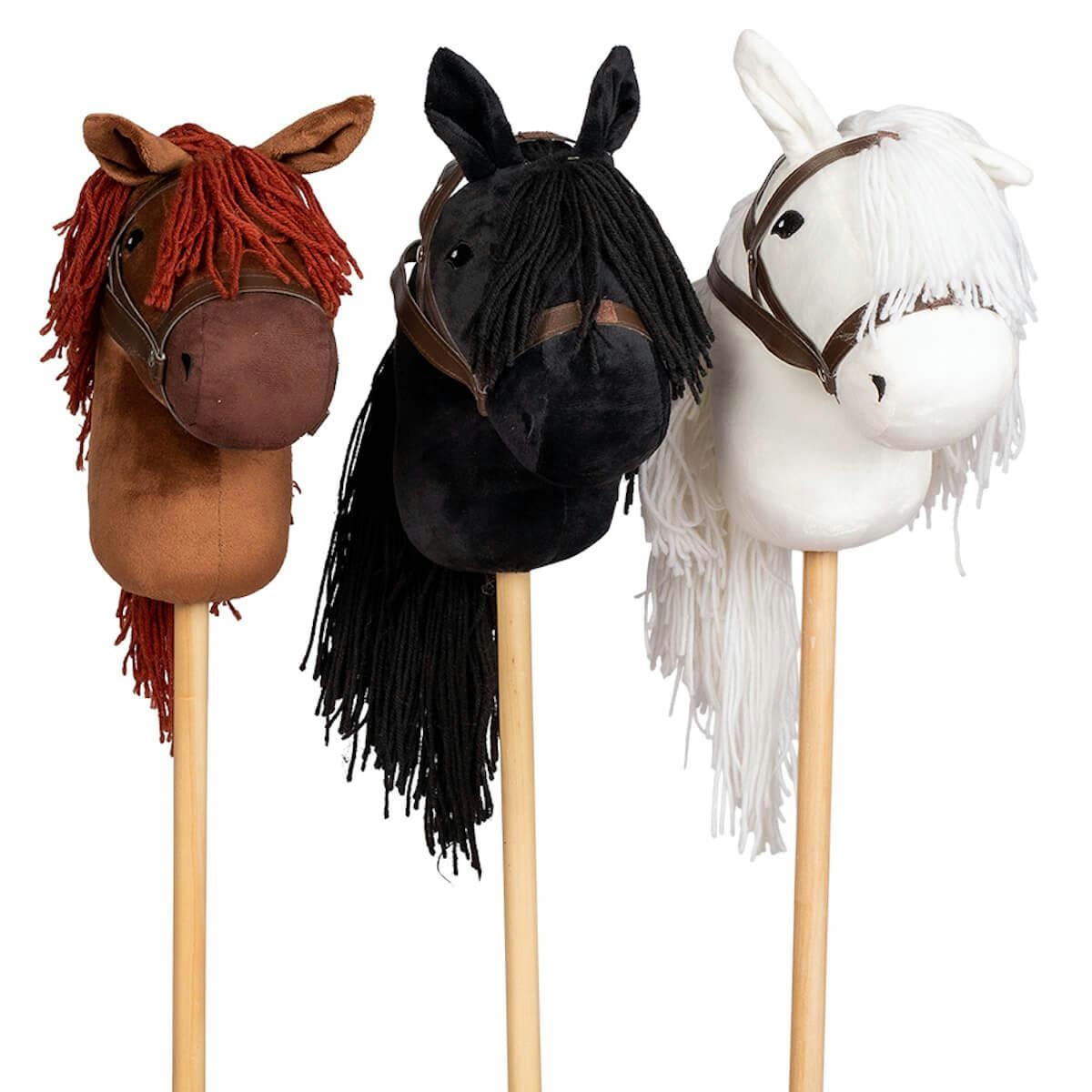 - Cheval à baton HOBBY HORSE  noir