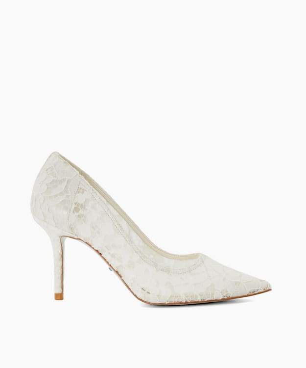 Adoring Ivory - Floral Lace Wedding Shoes