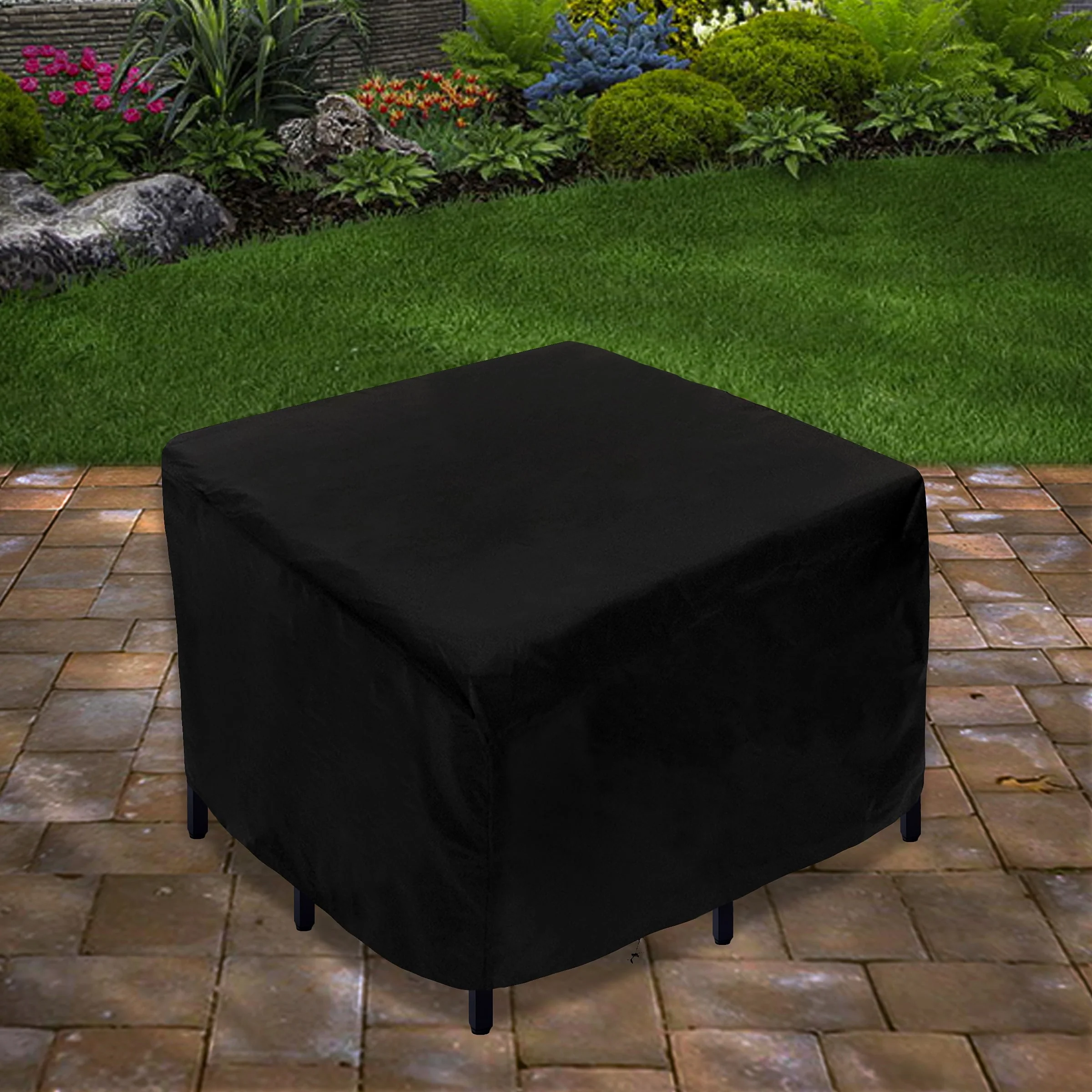 43 Waterproof Patio Furniture Cover, Black by National Tree Company - 43 in