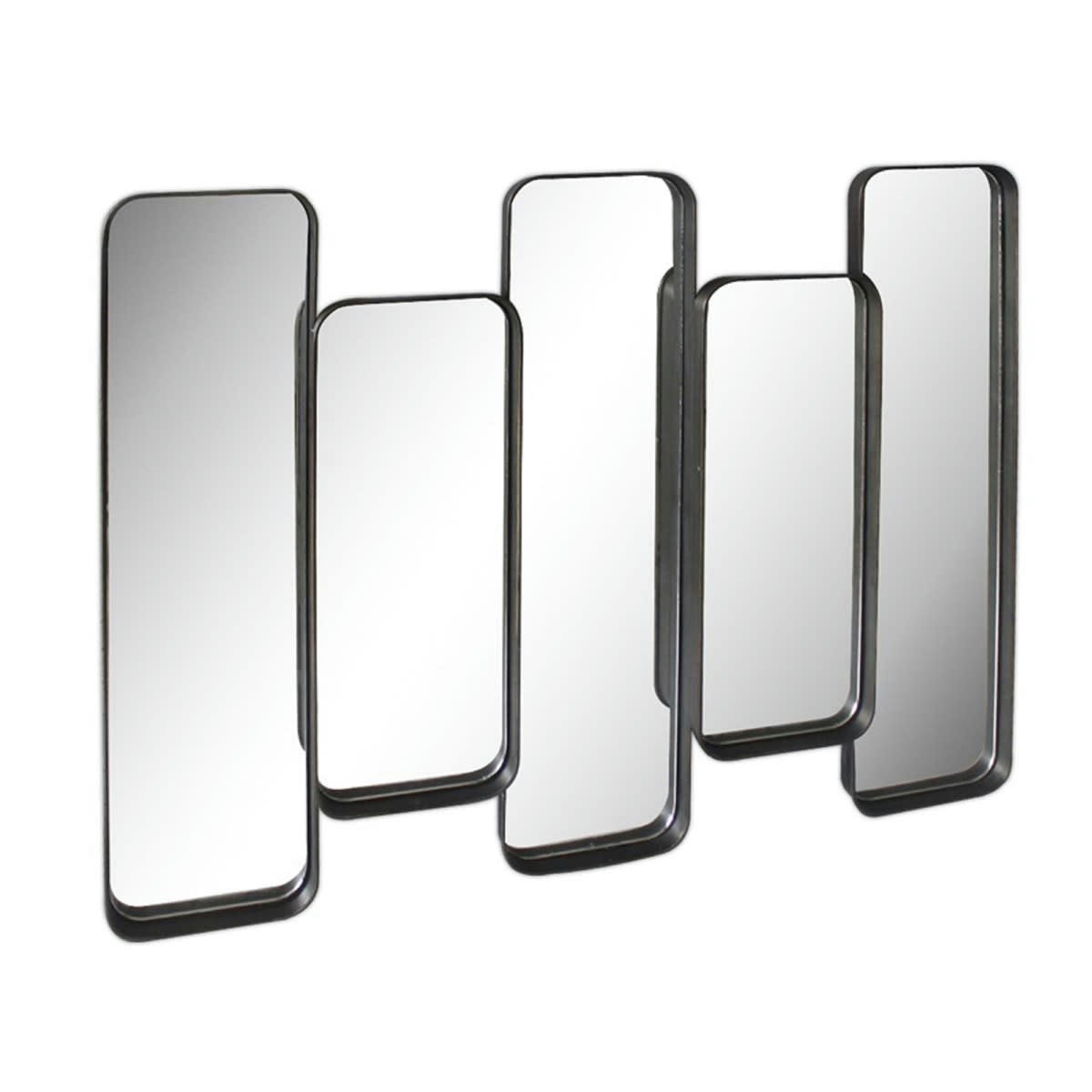 - Miroir rectangle en 5 parties 85x65x7cm