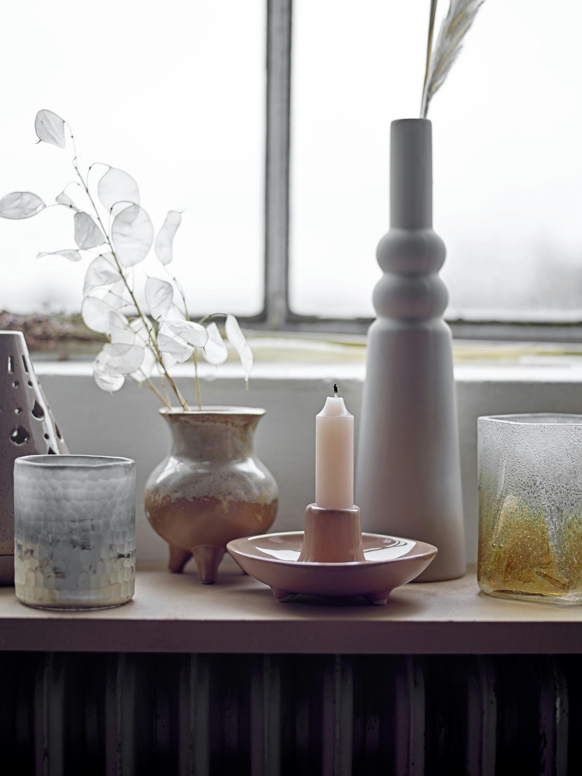 ISOLDE - Vase en céramique beige