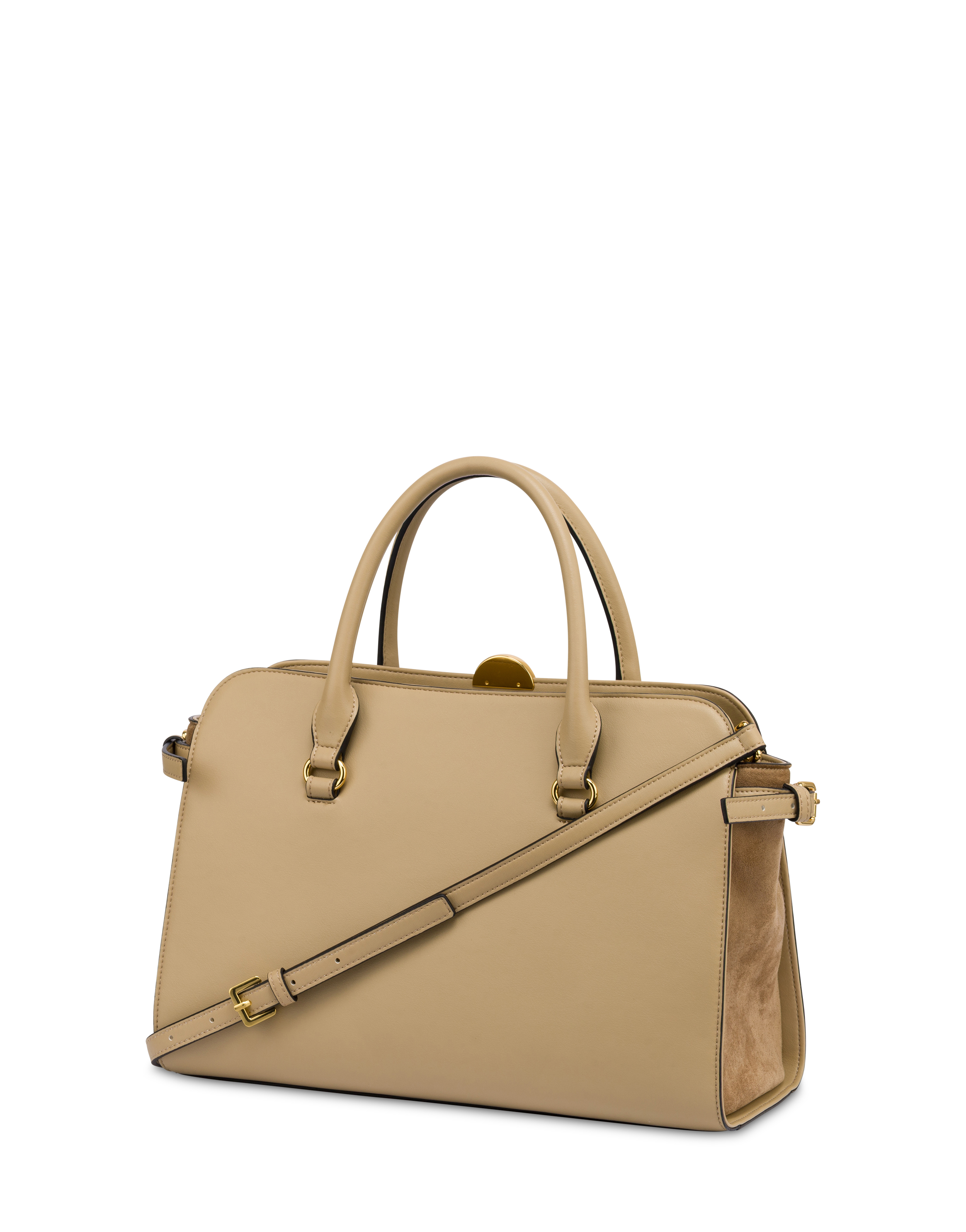 Borsa A Mano Moon In Plain Pu Taupe/taupe