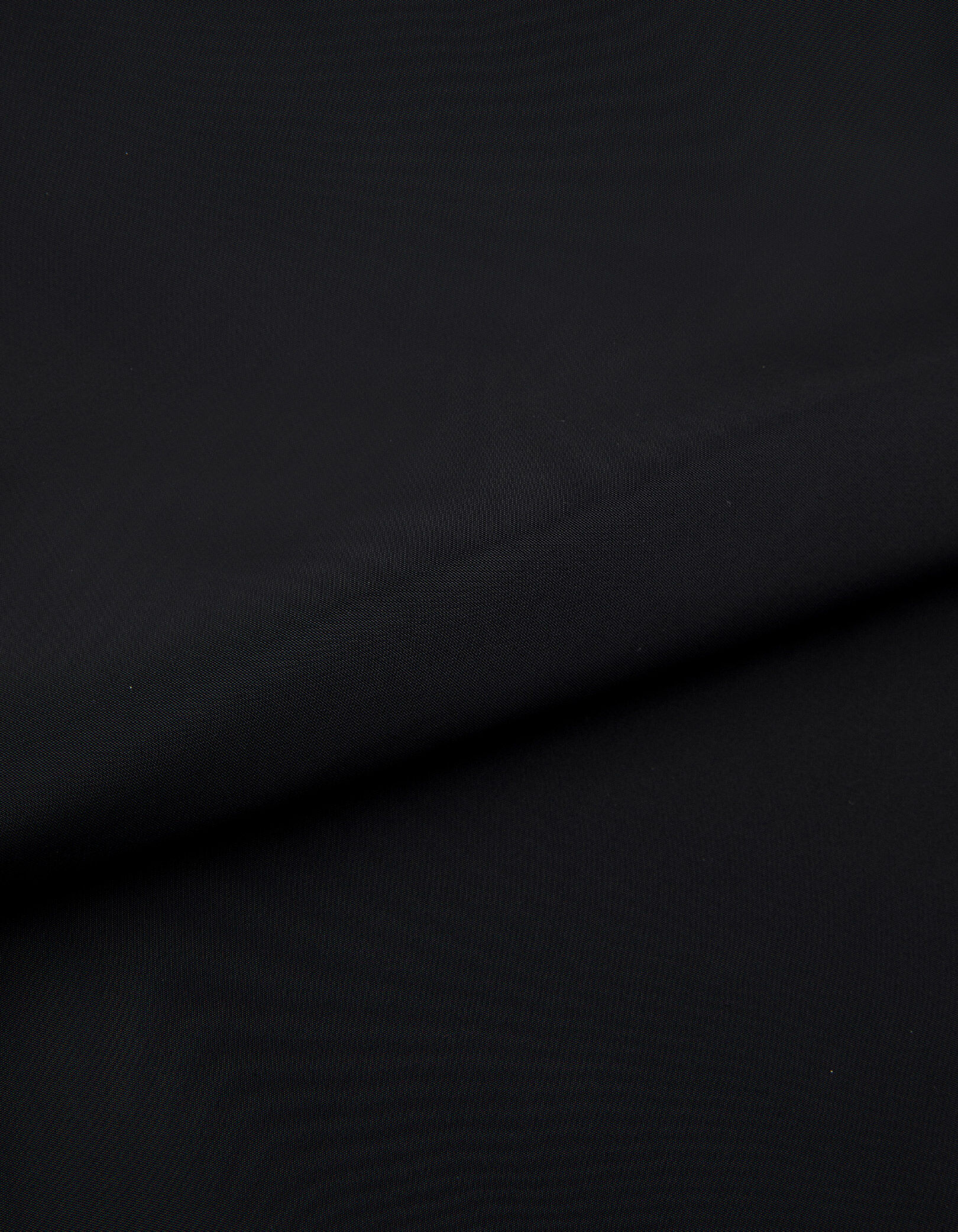 Jupe courte trapèze noire taffetas satiné Femme