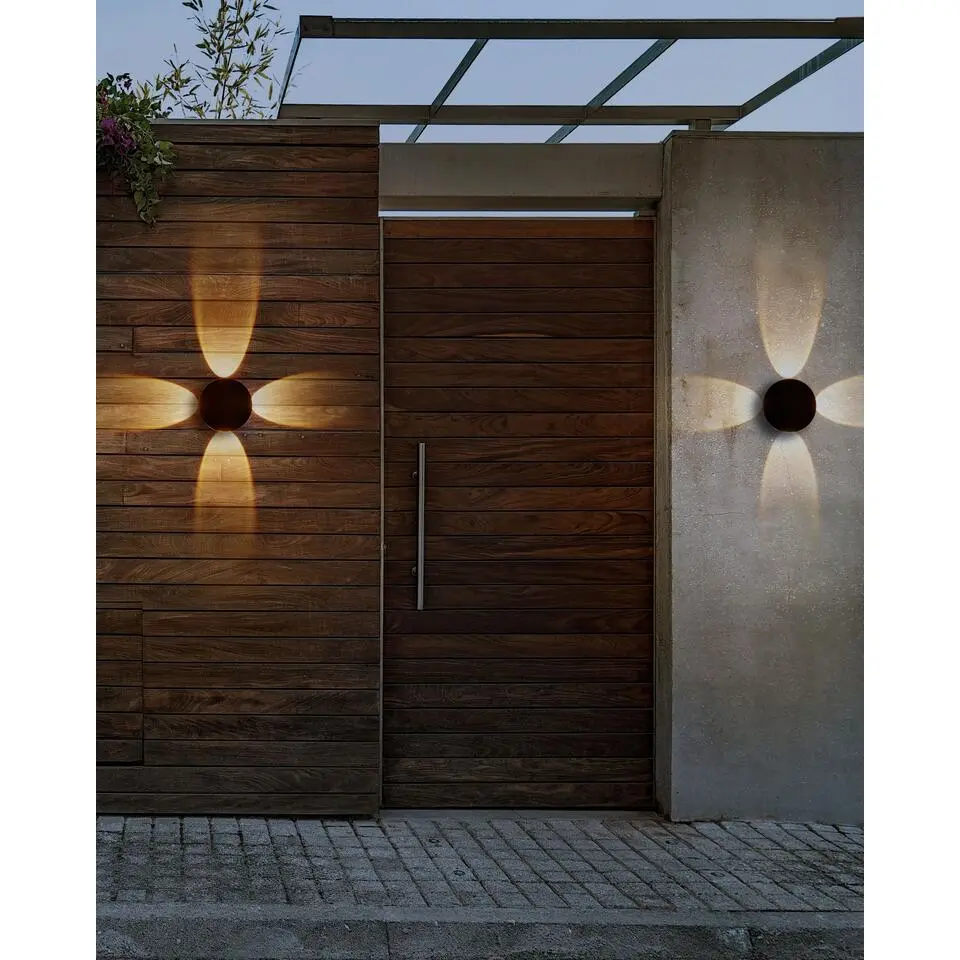 MAURICE - Wandlamp set van 2 - Zwart - Aluminium