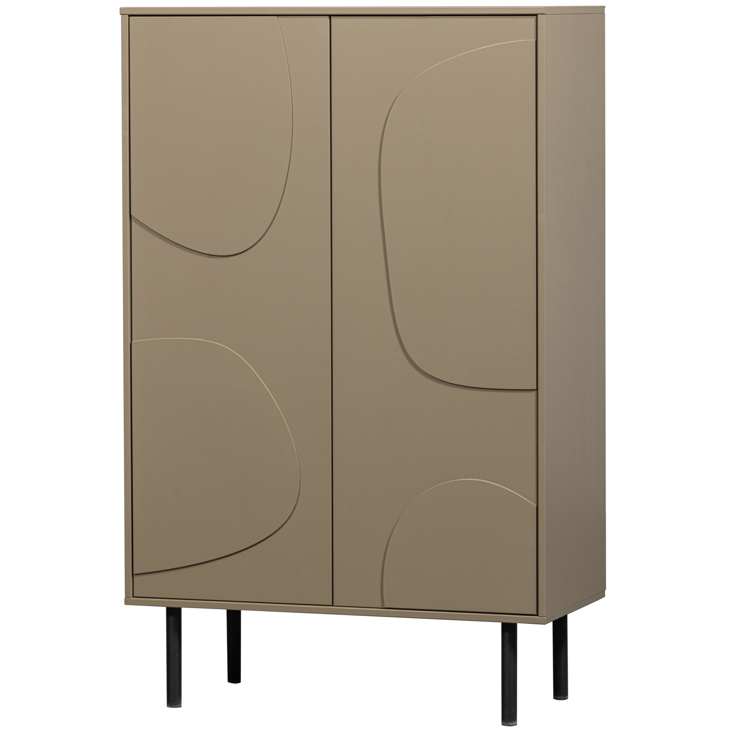 WOOOD Cadiz Opbergkast - Grenen - Mud - 135x85x40