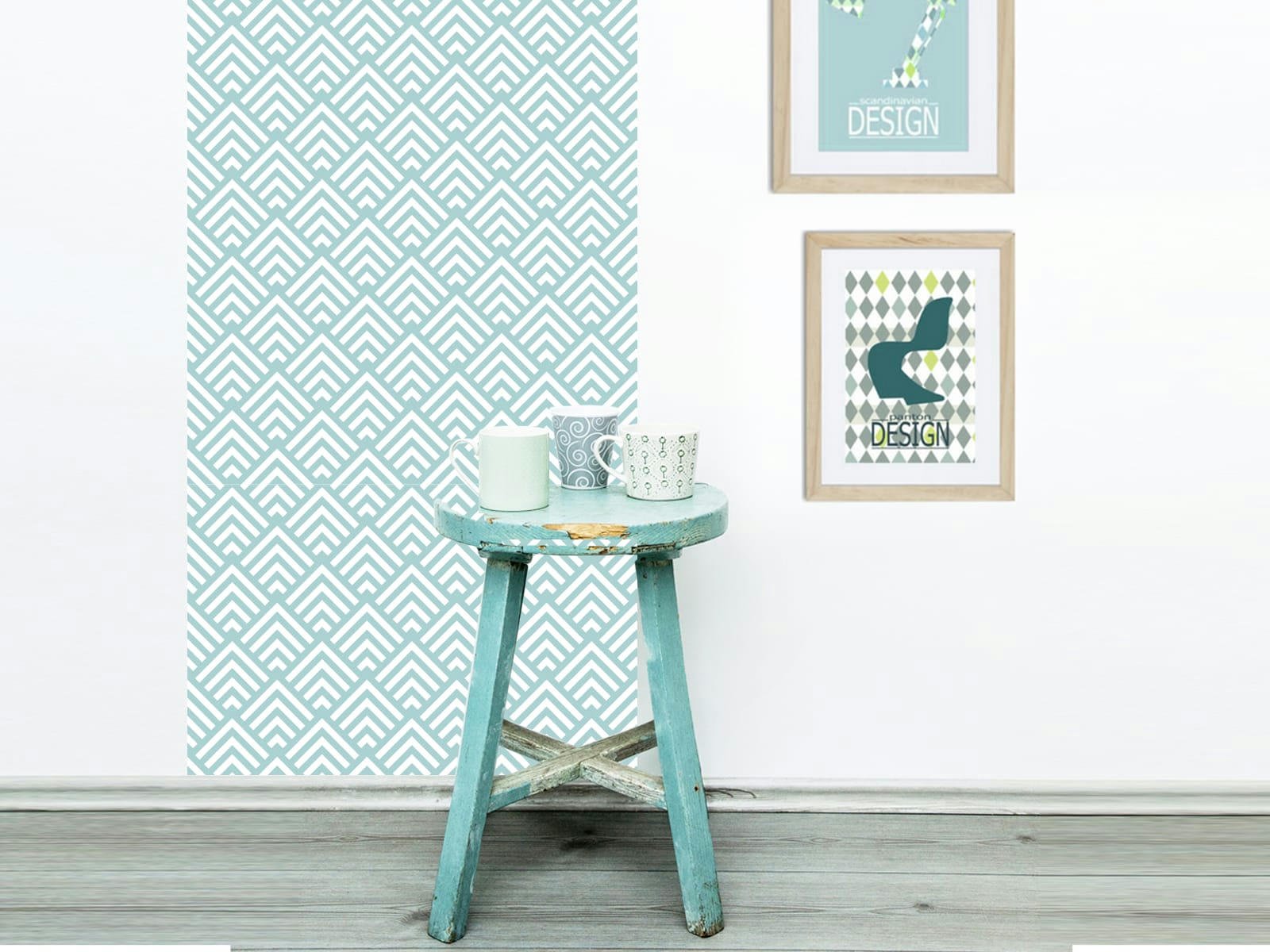 - Papier peint adhésif crépuscule lagon 60cmx2m50