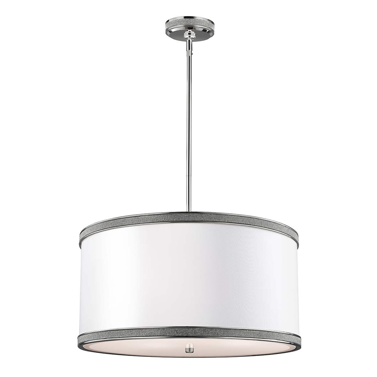 Lampa wisząca polerowany nikiel Pave 3xE27x60W Feiss