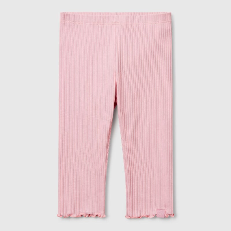 Stretch cotton leggings