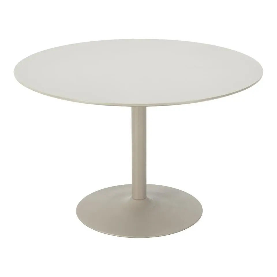 Hioshop Ilse eetkamertafel &Oslash;120cm zandkleurig