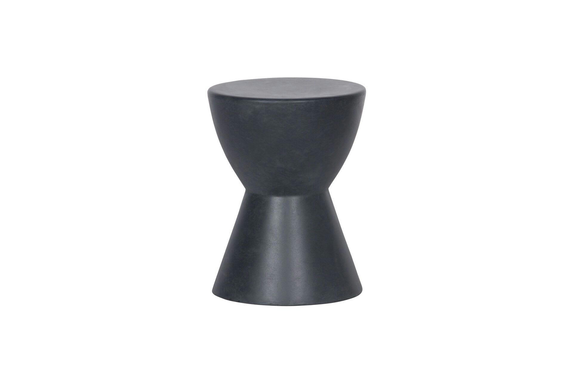 DOVER - Tabouret en fibre de verre anthracite