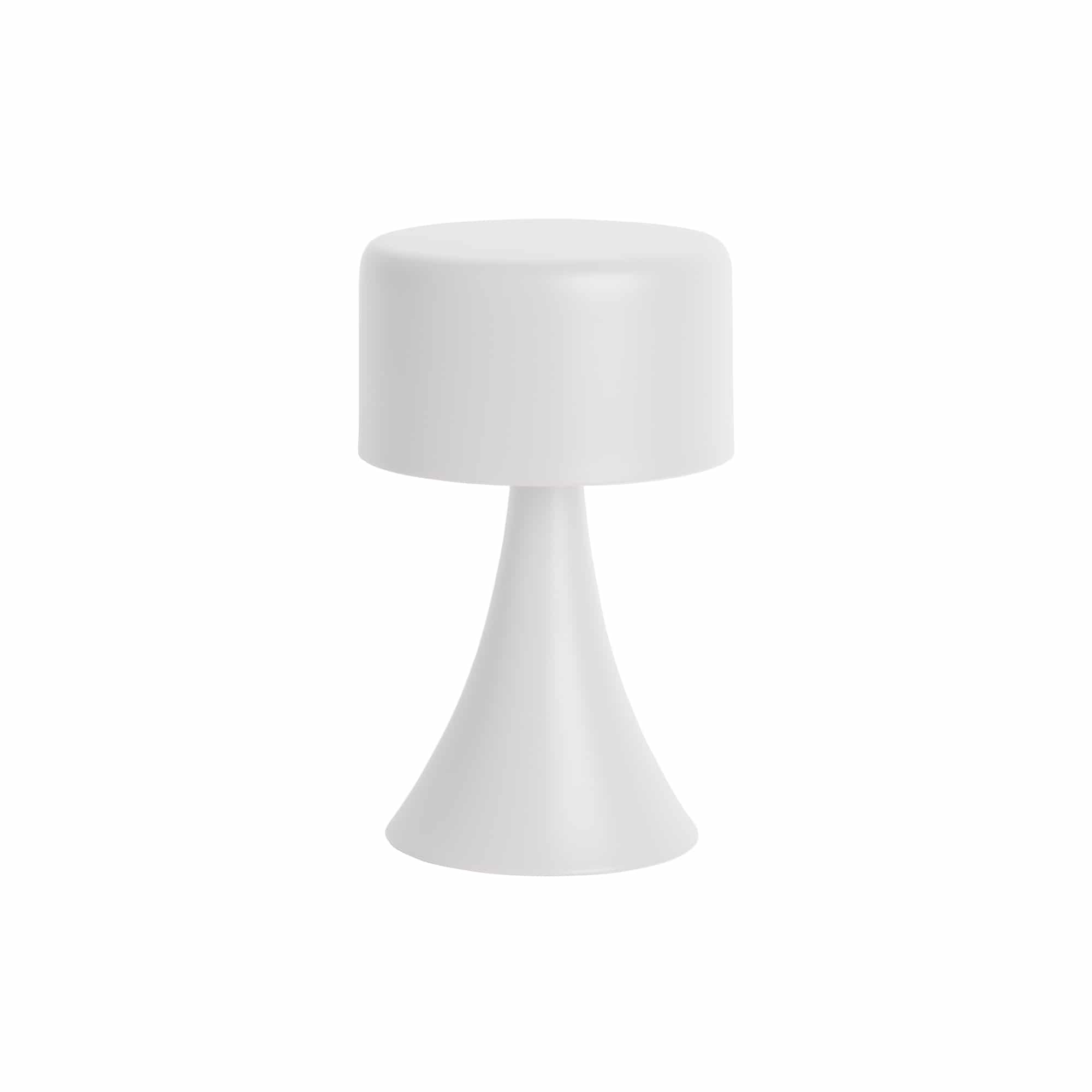 Leitmotiv tafellamp Nora LED - wit - Ø12.5cm