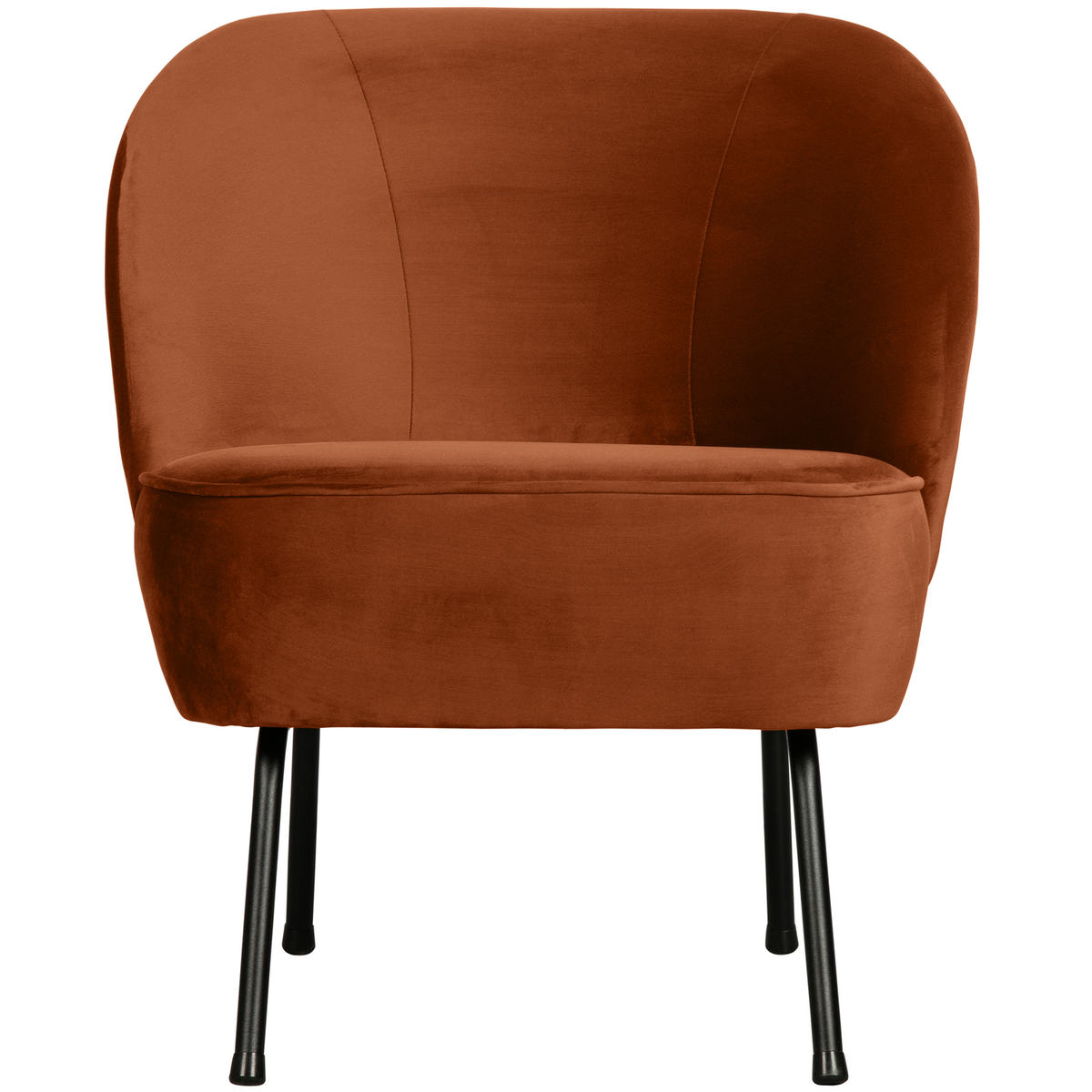 WOOOD fauteuil Vogue - Velvet - Roest - 69x57x70