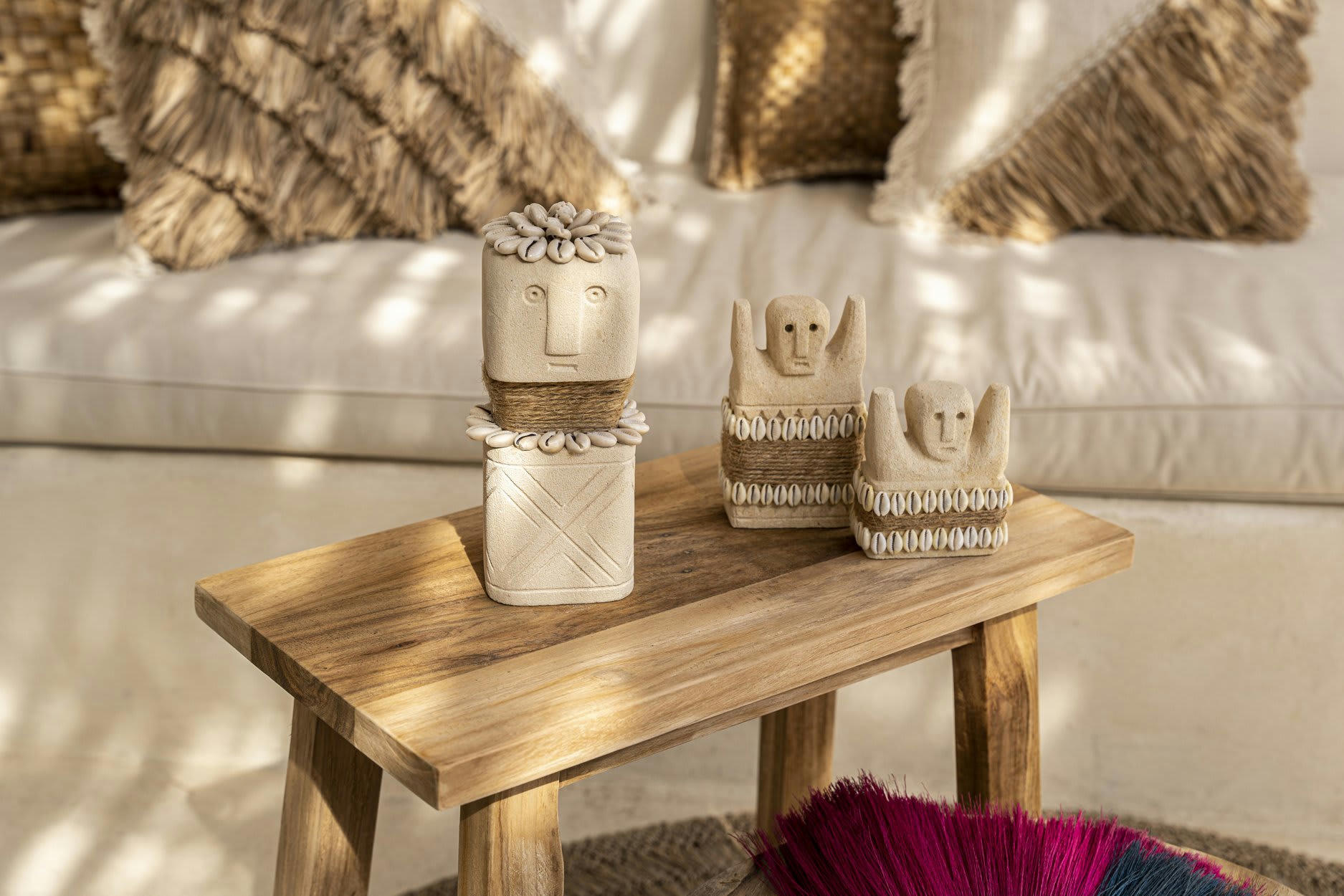 SUMBA - Statue en grès