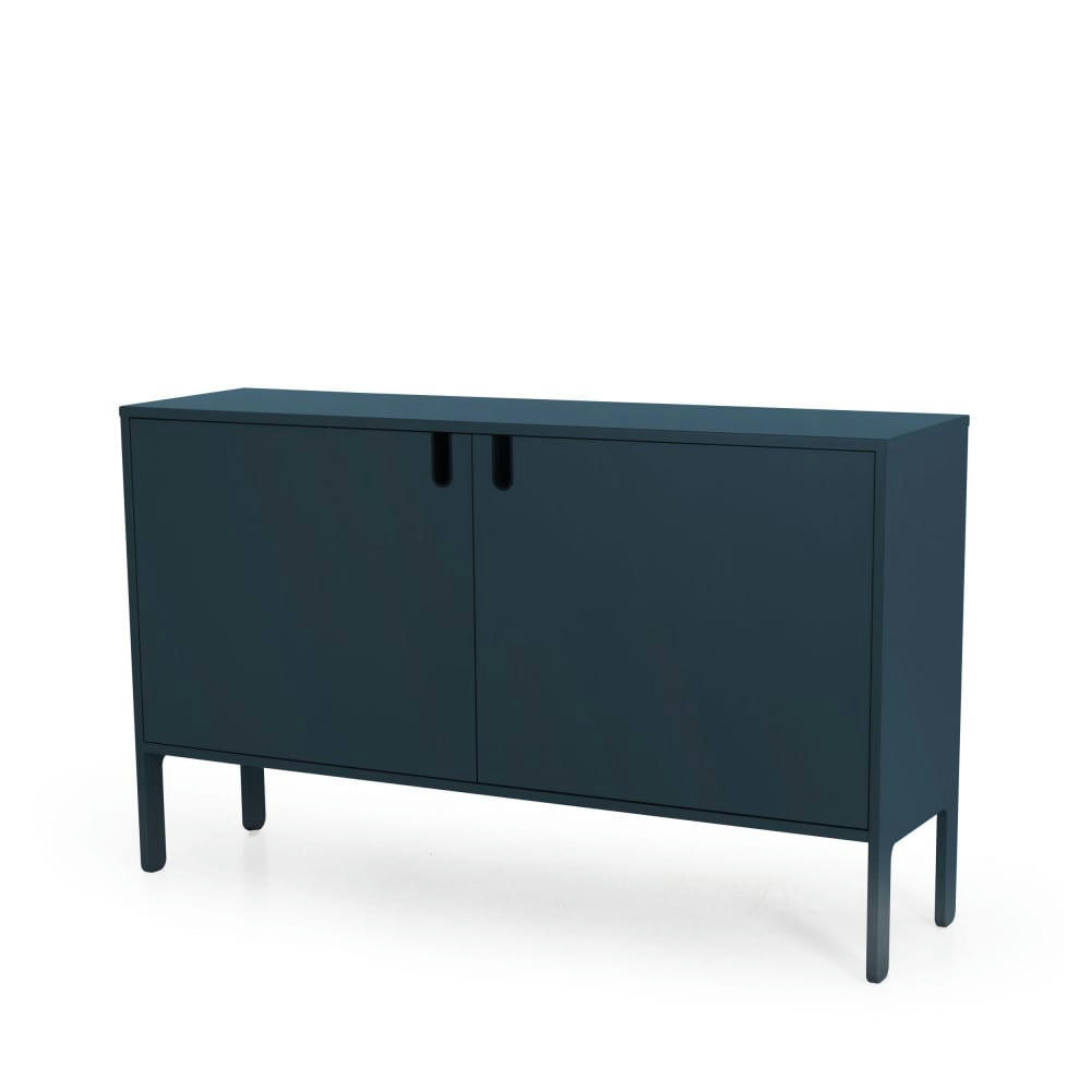 UNO - Buffet en bois 2 portes L148cm bleu canard