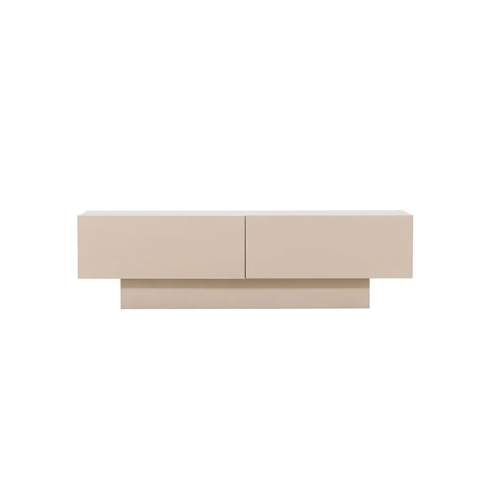 Hioshop Cuenca TV-meubel 2 klepdeuren beige