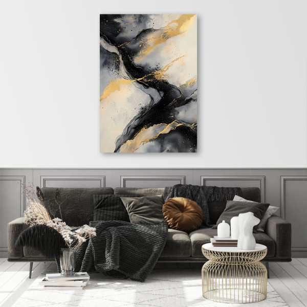 Feeby Obraz na płótnie, Marmur Glamour Abstrakcja 40x60