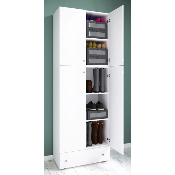 Schuhschrank »Lona«, BxHxL: 39 x 200 x 70 cm, Holzwerkstoff