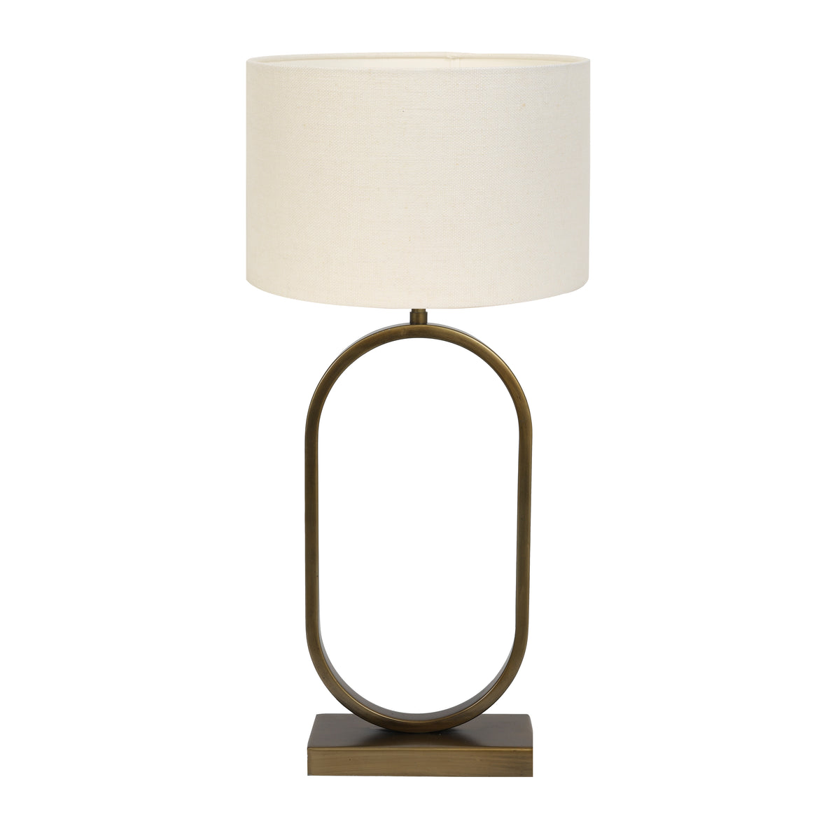 Light & Living tafellamp Jamiri/Livigno - ant. brons, eiwit - 30x30x67cm