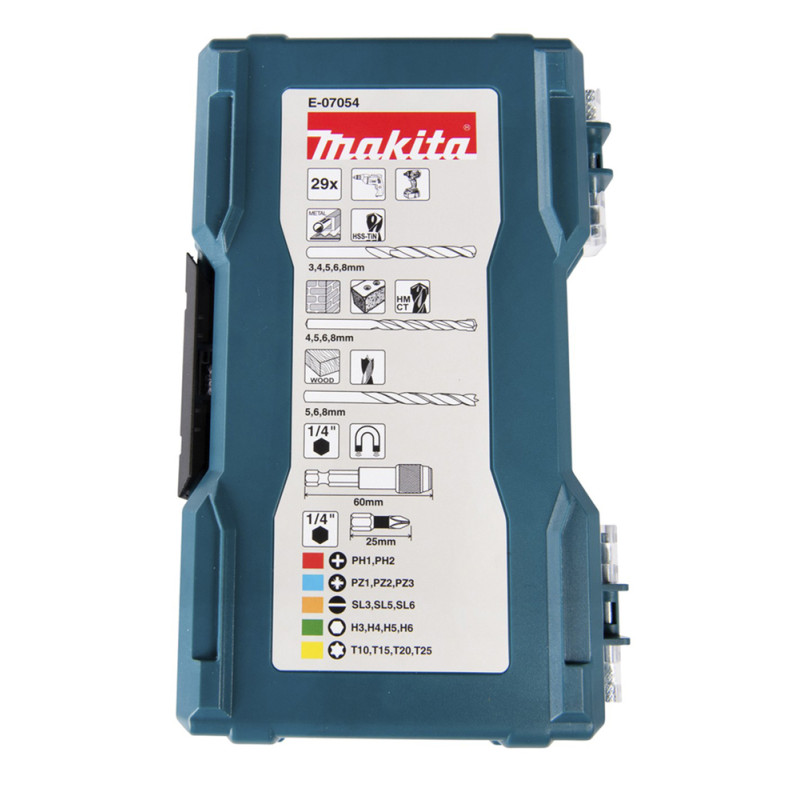 Set d'embouts et forets E-07054 29 pièces MAKITA