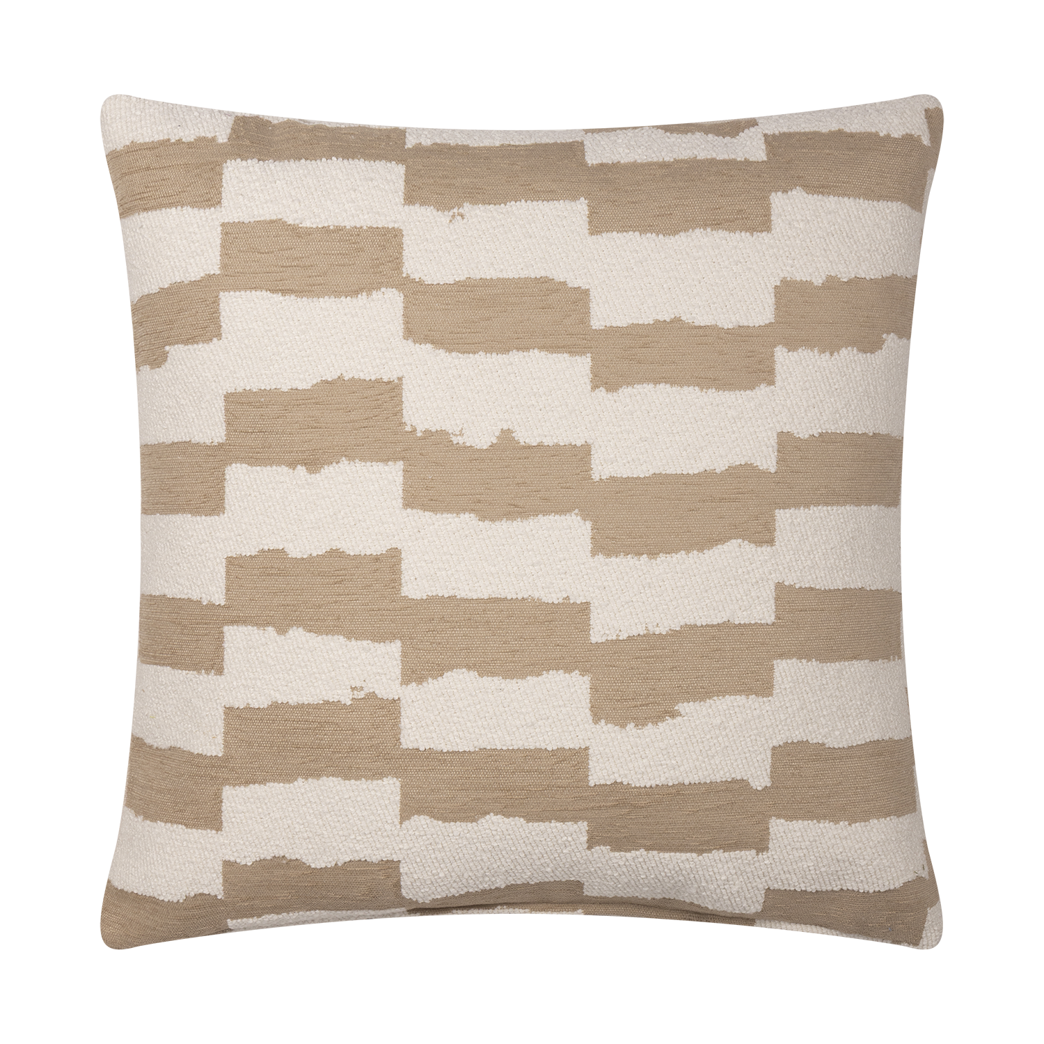 Atmooz Aziza - sierkussen - naturel - katoenmix - 45 x 45 cm