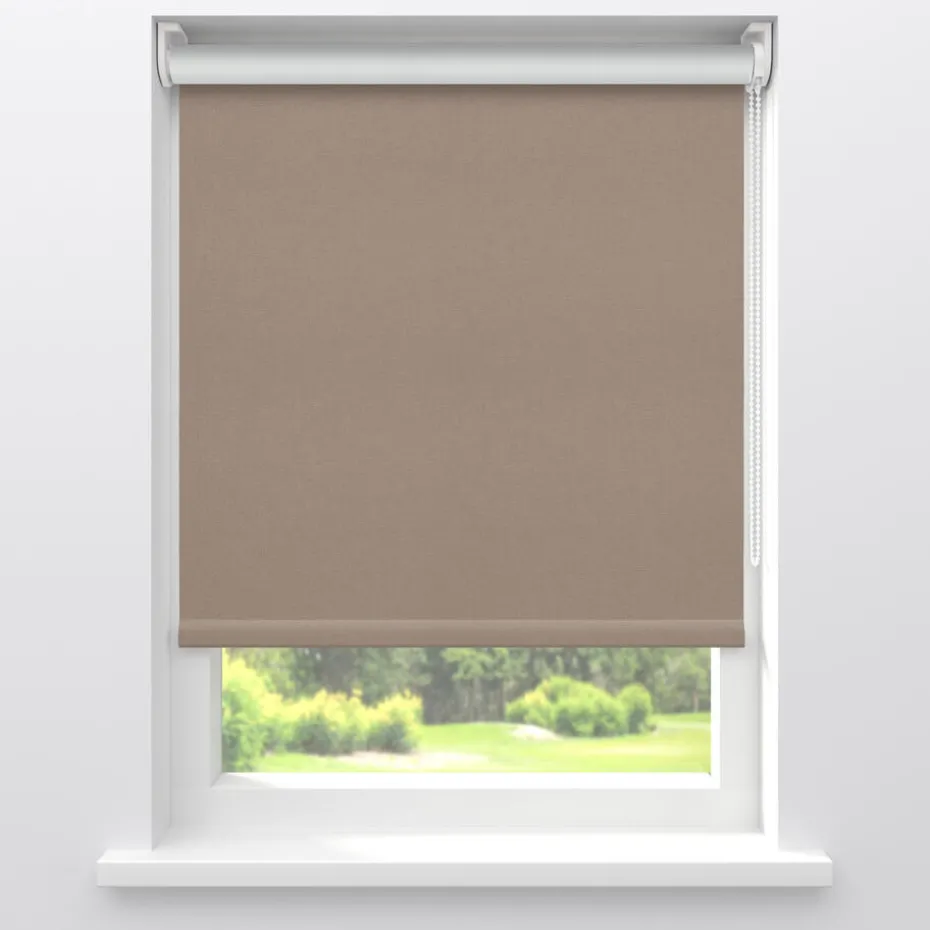 Kwantum Rolgordijnen | Fenstr Rolgordijn Noor  Verduisterend Taupe