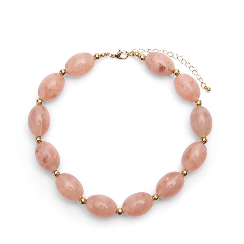 Manfield Roze kralenketting