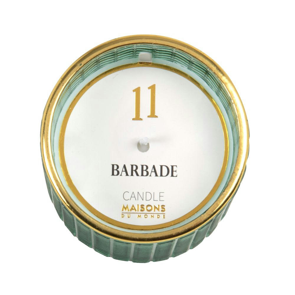 COLORAMA - Bougie parfumée en verre turquoise H7 100 g