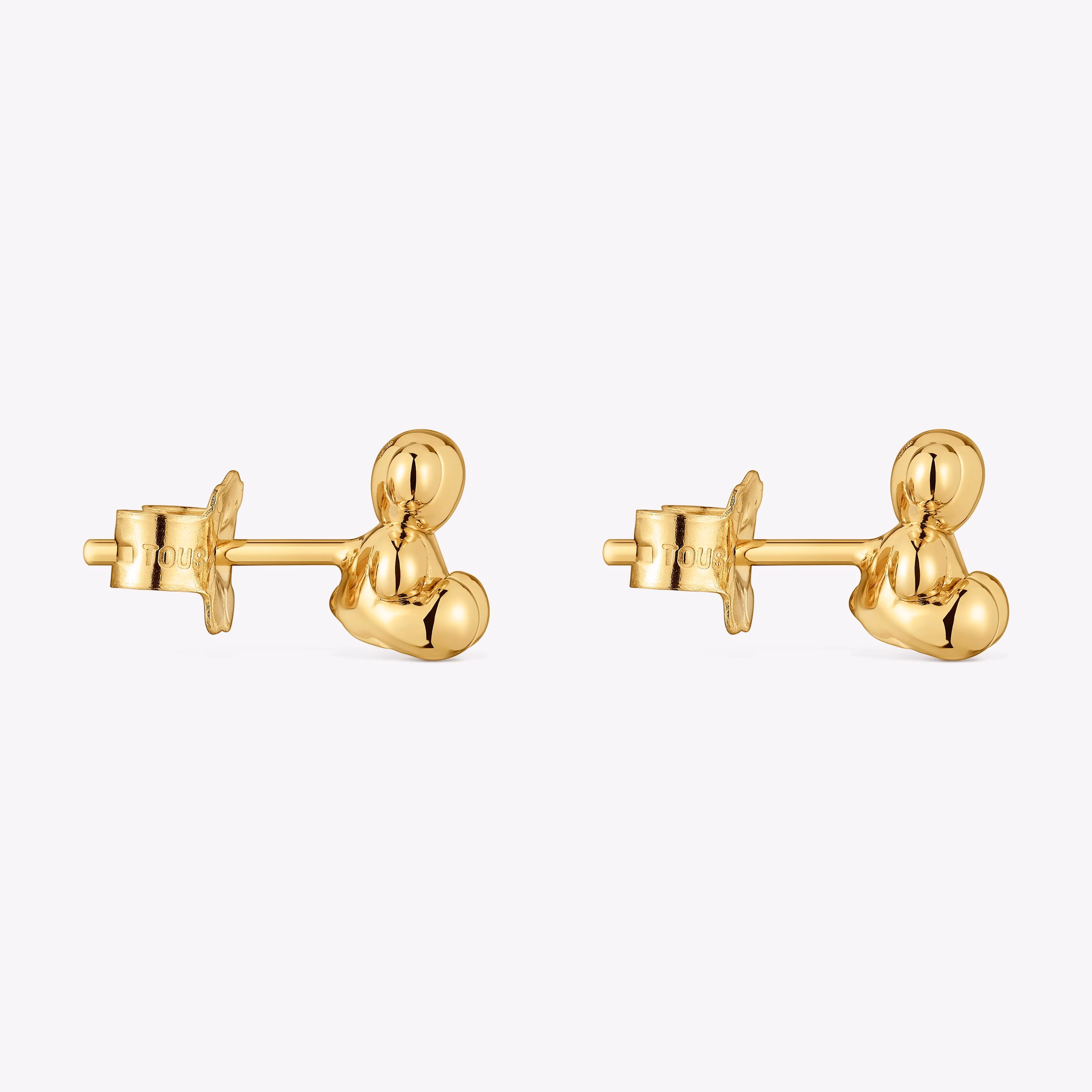 Pendientes de oro oso Bold Bear