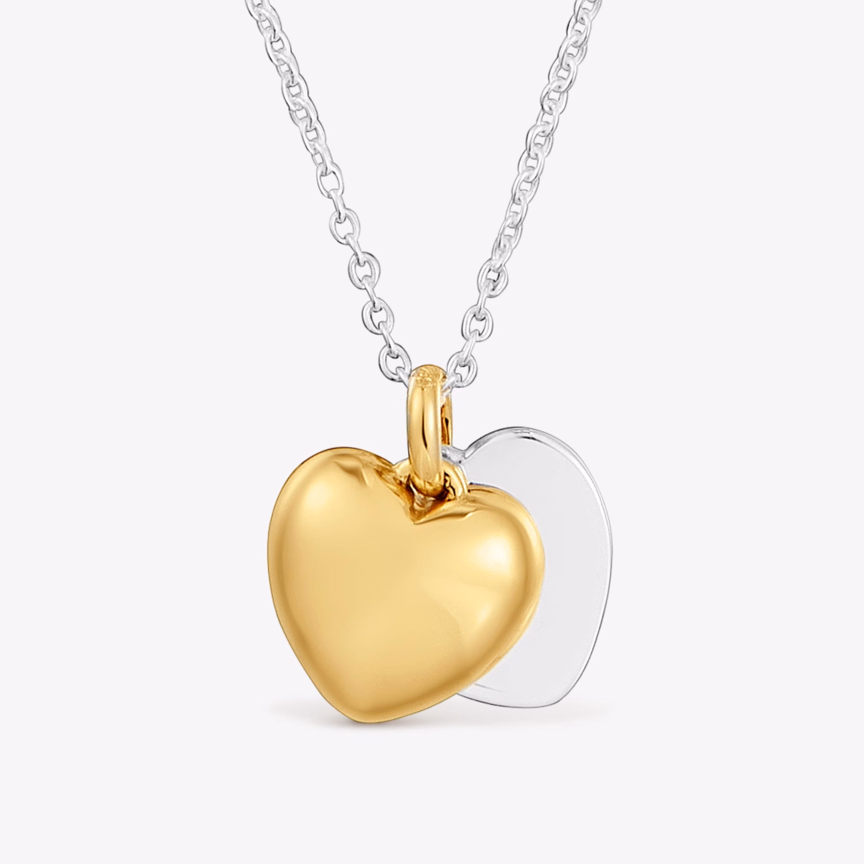 Collar bicolor doble corazón 11 mm TOUS Flechazo