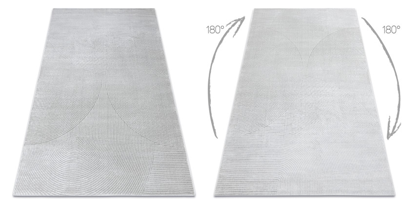 Dywan BALANCE 0194 szary - Geometryczny, strukturalny, glamour80x150 cm