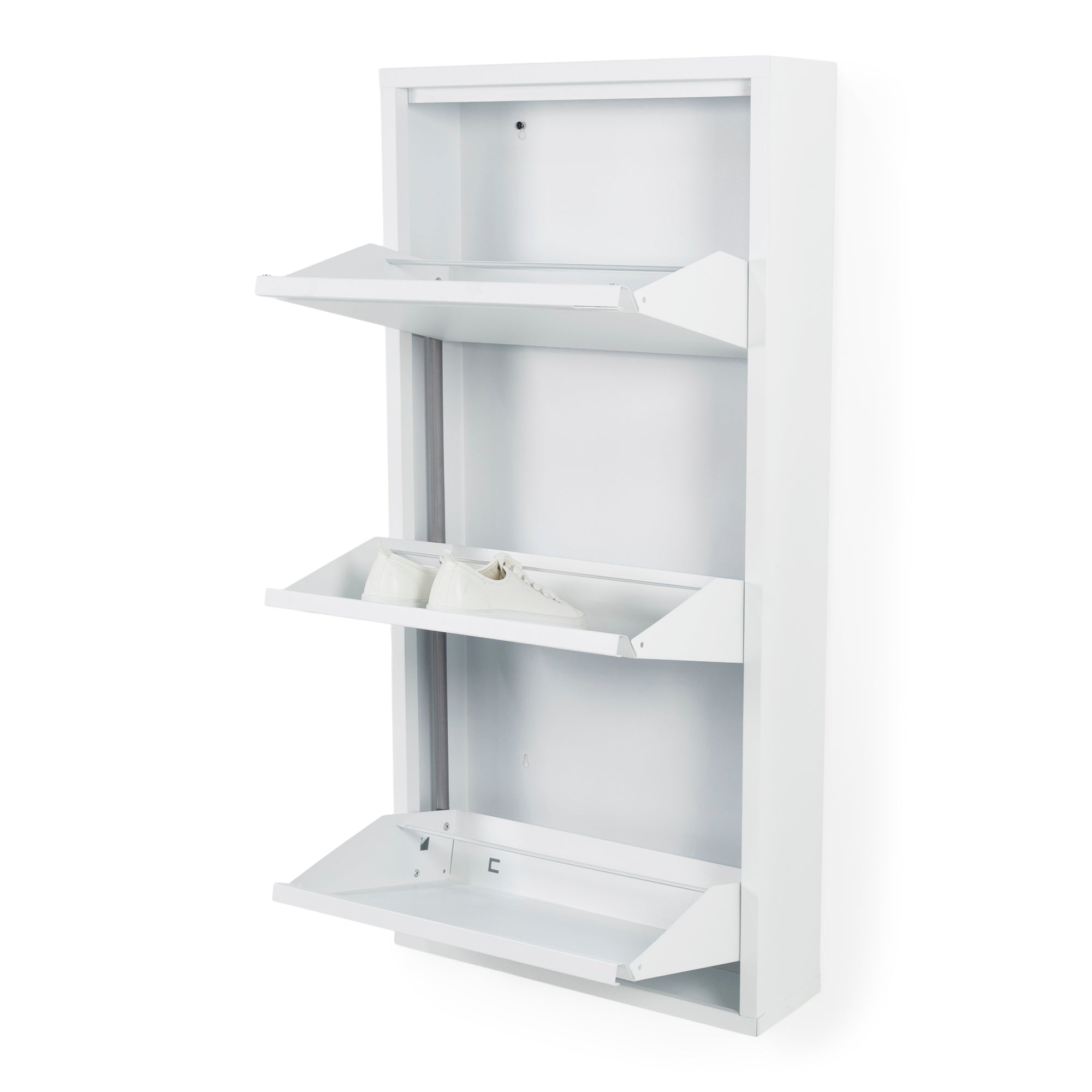 Spinder Design schoenenkast Billy 3 - Wit - 6 paar schoenen