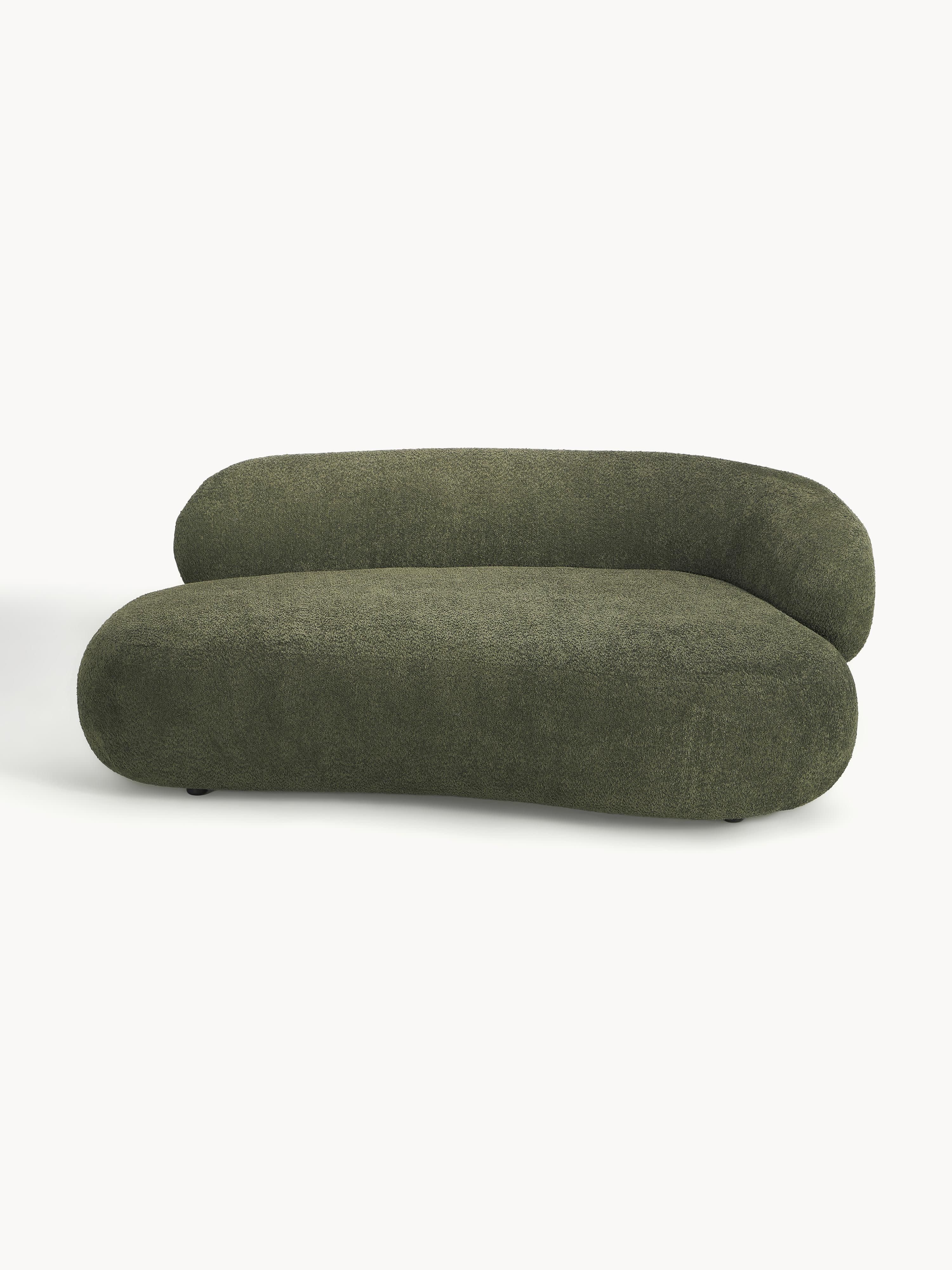 Sofa Alba (2-Sitzer) aus Teddy-Bouclé