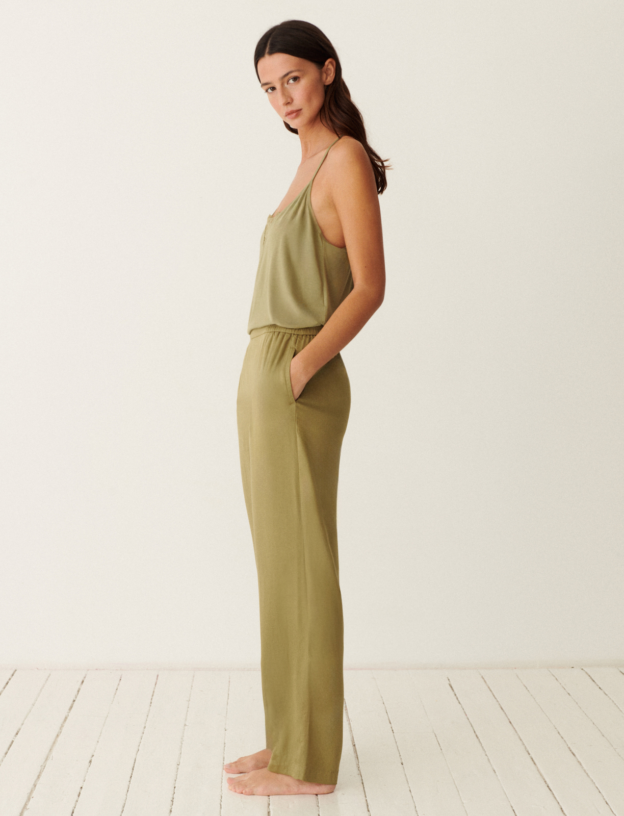 Pantalon RELAX SATIN