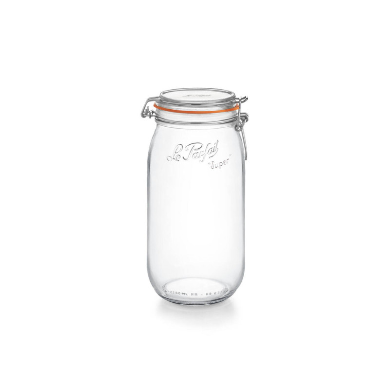 Bocal en verre Super 2 L Ø 85mm LE PARFAIT