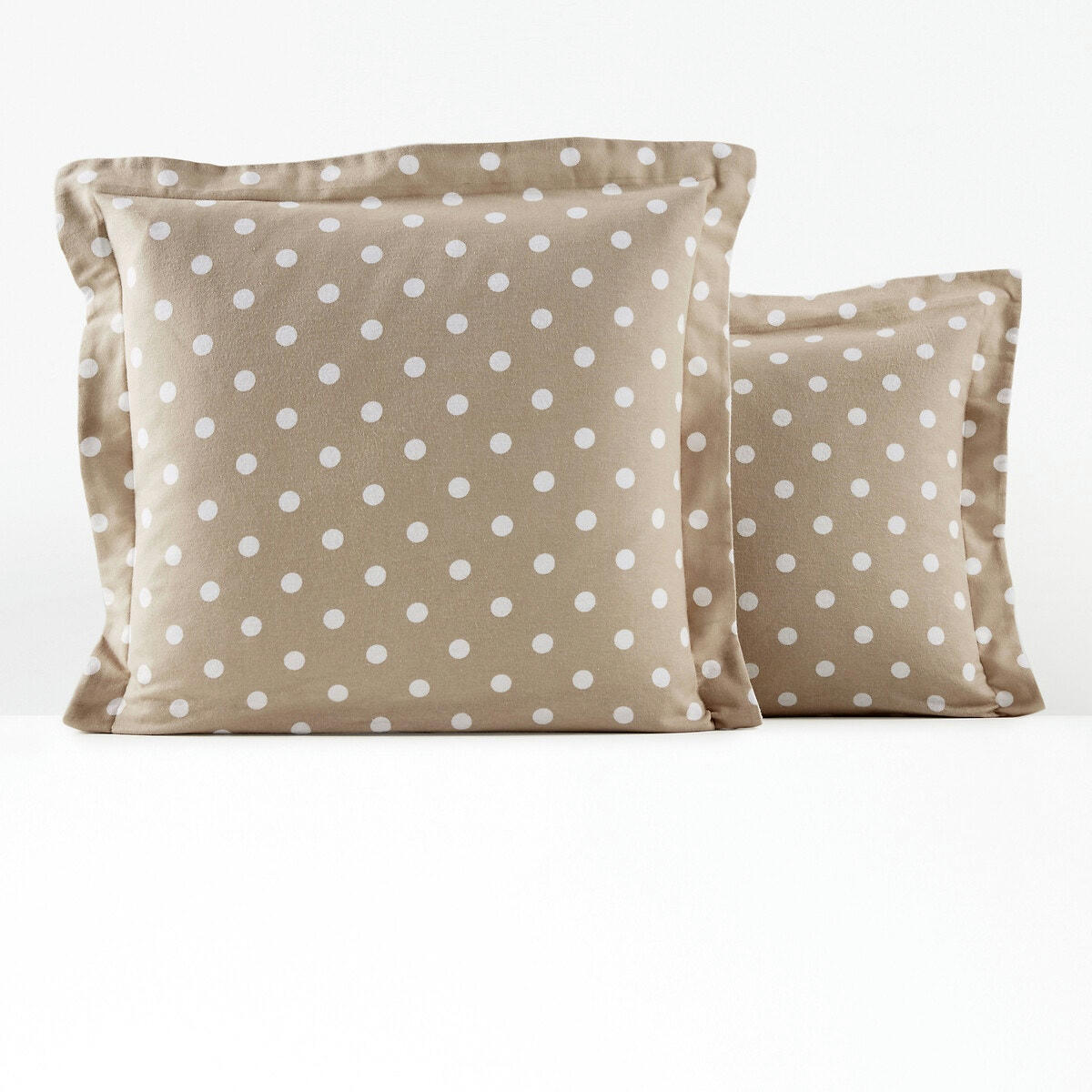 Taie d'oreiller flanelle imprimé pois, Clarisse