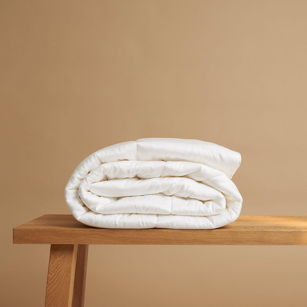 Coco & Cici - Tencel Lente / Herfst Dekbed 260 x 220 cm - 2 Persoons Beddengoed - Lyocell - Hypoallergeen & Extra Zacht - Wit