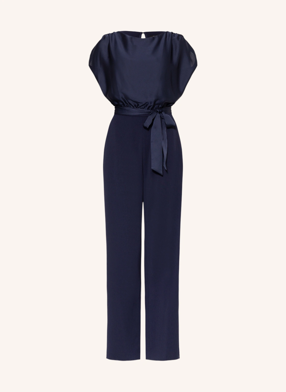SWING Jumpsuit im Materialmix