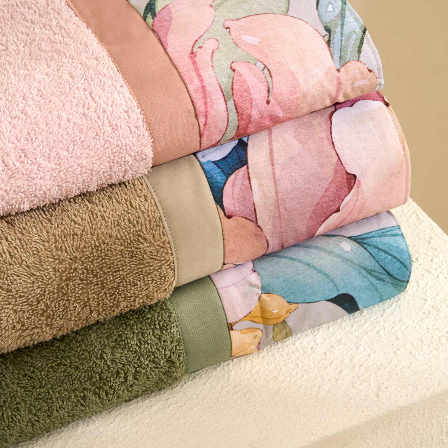 Set 4 asciugamani Musa prealpi Biancoperla