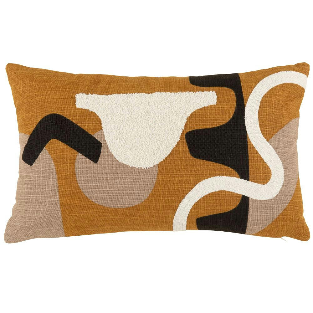 WENGER - Housse de coussin en coton tufté imprimé multicolore 30x50