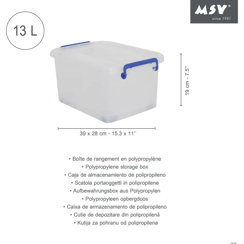 Aufbewahrungsbox MSV
