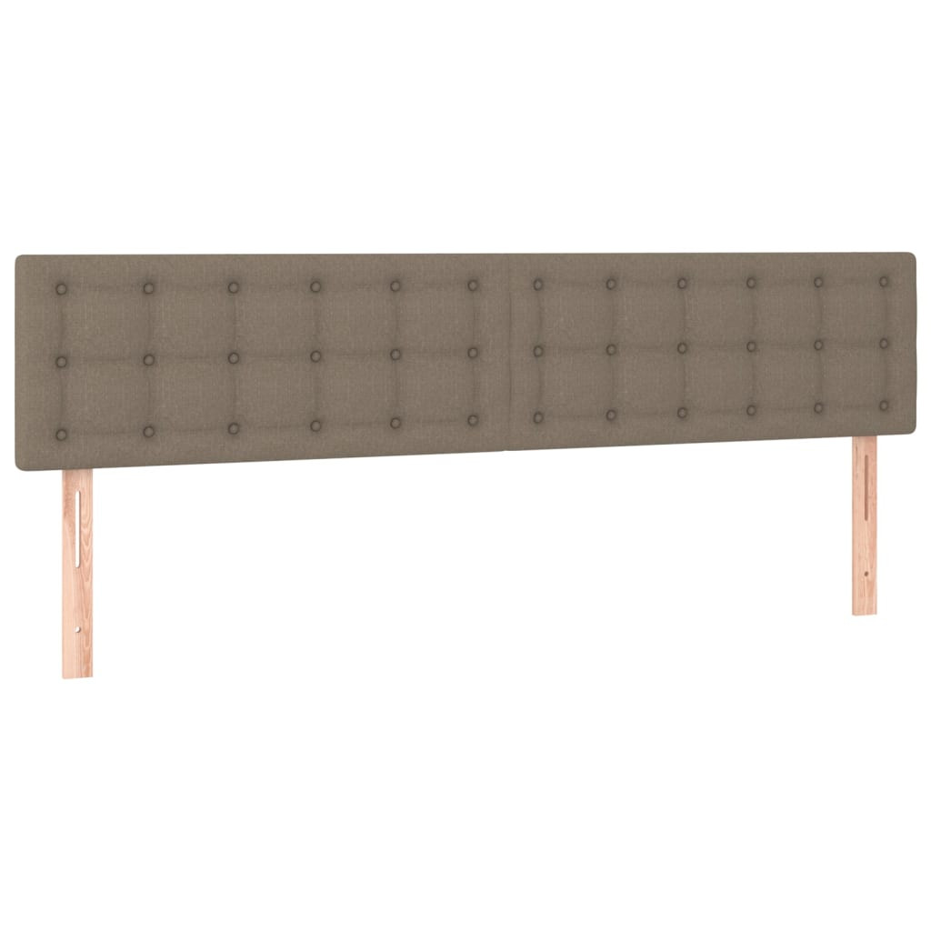 VidaXL Zagłówek do łóżka z LED taupe