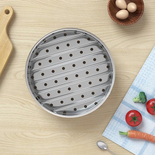 SOGA 5 Tier Stainless Steel Steamer with Lid 22cm